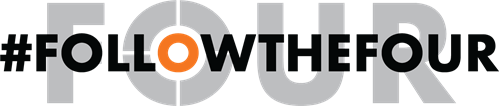 Follow the Four Word Art