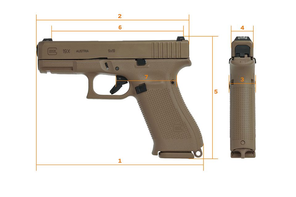 GLOCK 19X G19X Crossover Pistol